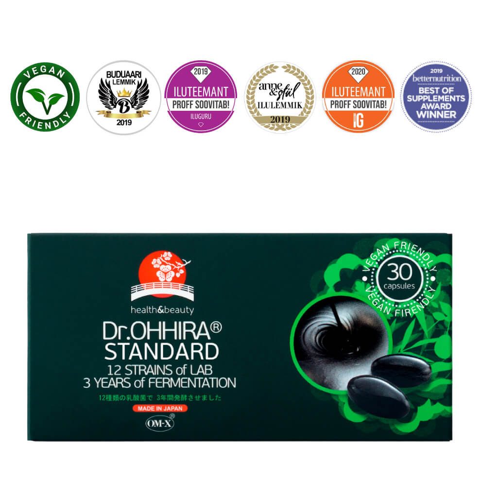 Dr.OHHIRA® probiootikumid Ananda tervisetoodete valikust