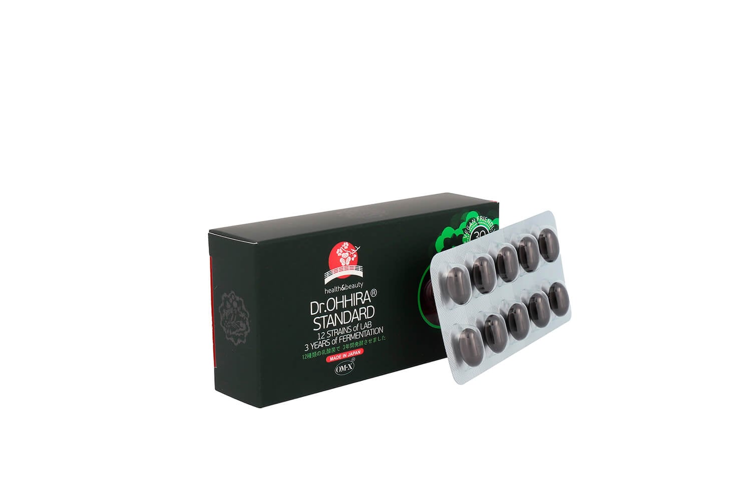 Dr.OHHIRA® STANDARD 3-AASTANE RETSEPT 12 SORDI ELUSBAKTERITEGA, 3 x 30 kapslit